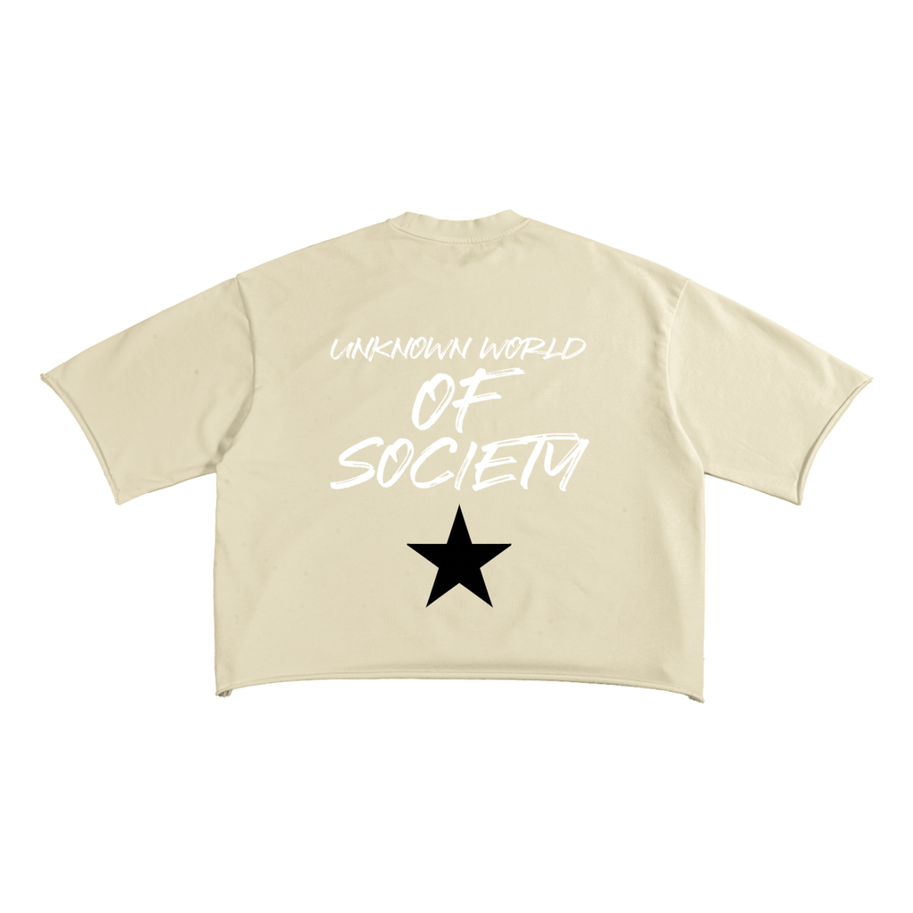 French Terry Raw Edge T-Shirt