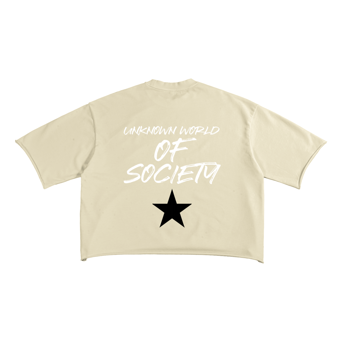 French Terry Raw Edge T-Shirt